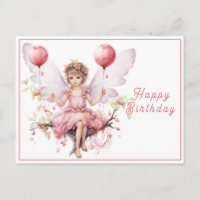 Belos Balões de Fada Rosa e Lavanda