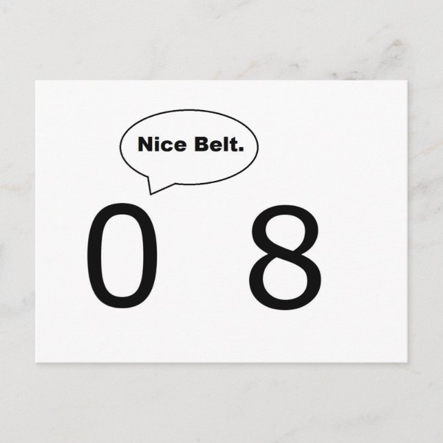 Cartão Postal Belt Belt (Frente)