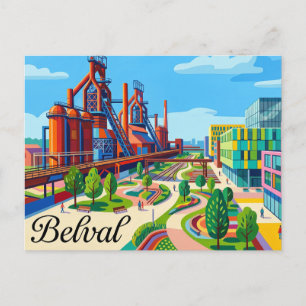 Cartão Postal Belval Luxemburgo