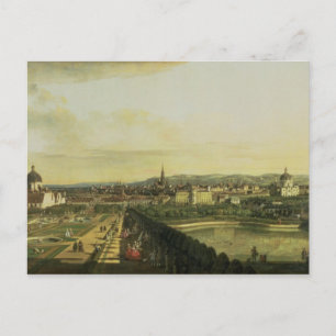 Cartão Postal Belvedere de Gesehen, Viena