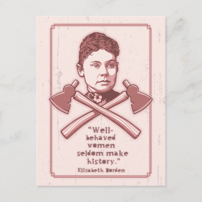 Cartão Postal Bem Comportado Lizzie 417 (Frente)