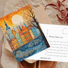 Cartão Postal Bem Deseja que Copenhague caia na Dinamarca