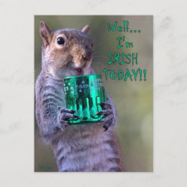 Cartão Postal "Bem... EU SOU IRLANDÊS HOJE!"