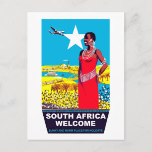 Cartão Postal Bem-vindo à África do Sul