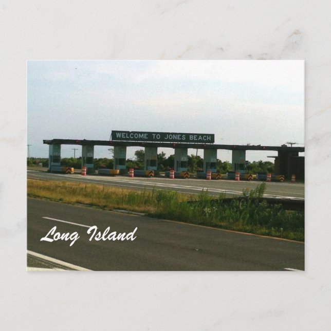 Cartão Postal Bem-Vindo A Jones Beach (Frente)