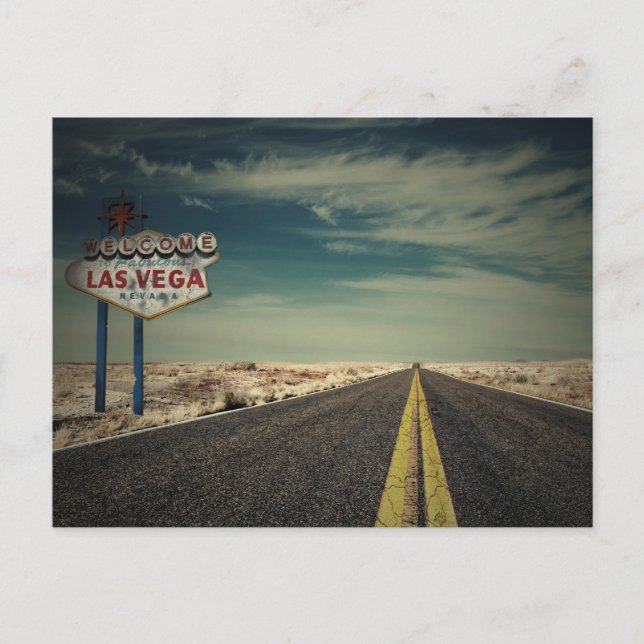 Cartão Postal Bem-vindo a Las Vegas (Frente)