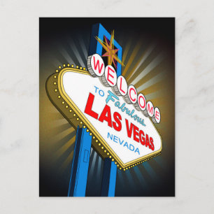 Cartão Postal Bem-vindo a Las Vegas