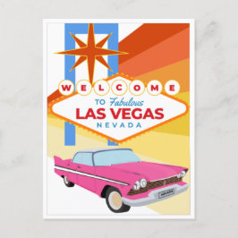 Cartão Postal Bem-vindo a Las Vegas Nevada