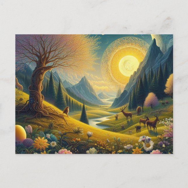 Cartão Postal Bem-vindo à Melody, no Equinox (Frente)