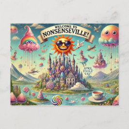 Cartão Postal Bem-vindo a Nonsenseville!"