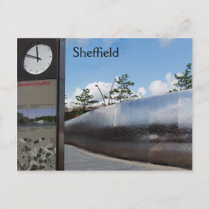 Cartão Postal Bem-vindo a Sheffield