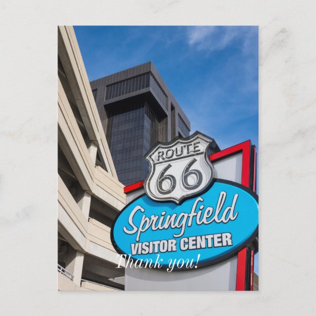 Cartão Postal Bem-vindo a Springfield (Frente)