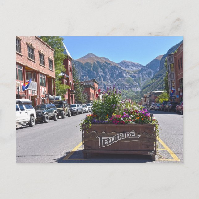 Cartão Postal Bem-vindo a Telluride, Colorado (Frente)