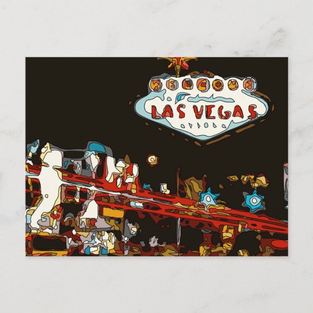 Cartão Postal Bem-vindo ao bebê de Las Vegas! (Frente)
