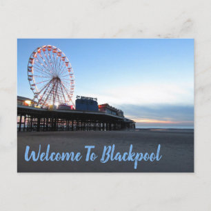 Cartão Postal Bem-vindo ao Blackpool
