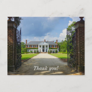 Cartão Postal Bem-vindo ao Boone Hall