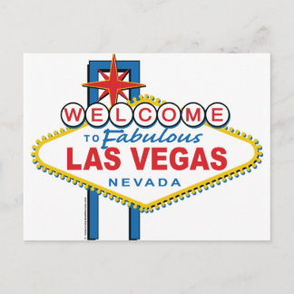 Cartão Postal Bem-vindo ao Fabuloso Las Vegas