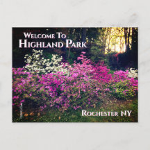 Cartão postal - Bem-vindo ao Highland Park Rochest