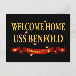 Cartão Postal Bem-vindo ao Home USS Benvezes