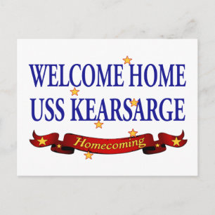 Cartão Postal Bem-vindo ao Home USS Kearsarge