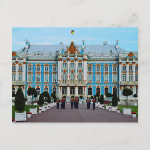 Cartão Postal Bem-vindo ao Palácio de Catarina, Rússia
