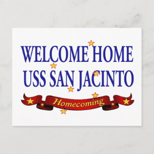 Cartão Postal Bem-vindo ao USS San Jacinto