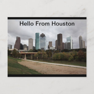 Cartão Postal Bem-vindo de Houston, Texas Postcard