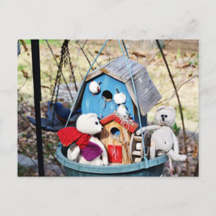 Cartão Postal Bem-vindos aos pássaros domésticos!