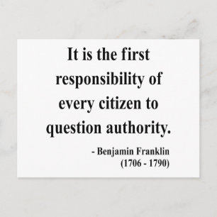 Cartão Postal Ben Franklin Cote 3a