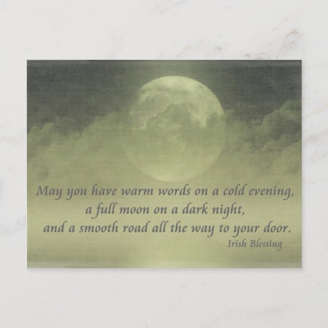 Cartão Postal Benção irlandesa (2) (Frente)