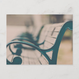 Cartão Postal Bench do Parque Francês