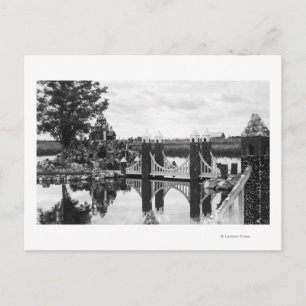 Cartão Postal Bend, ÓOregon Peterson's Rock Garden Fotografia