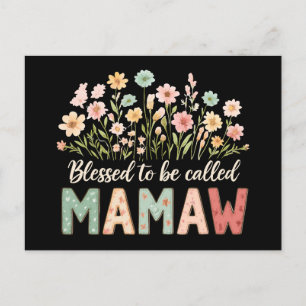 Cartão Postal Bendita por ser chamada Mamaw
