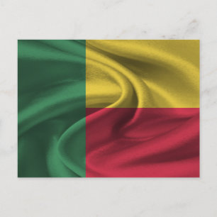 Cartão Postal Benin Flag