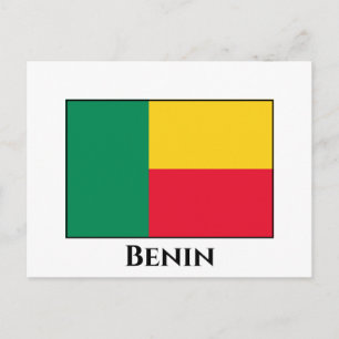 Cartão Postal Benin Flag