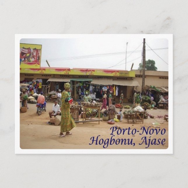 Cartão Postal Benin - Porto Novo - Hogbonu - Ajase - (Frente)