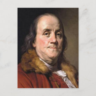 Cartão Postal Benjamin Franklin