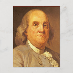 Cartão Postal Benjamin Franklin