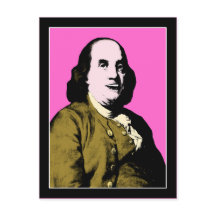 Benjamin Franklin Pop Art Style