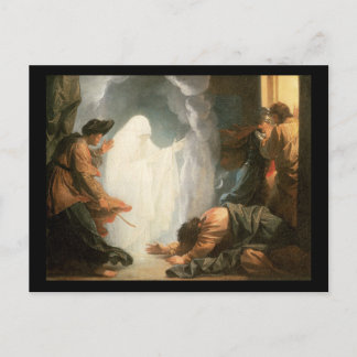 Cartão Postal Benjamin West Saul e a bruxa de Endor