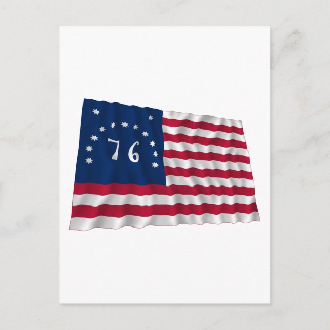 Cartão Postal Bennington Flag (Frente)