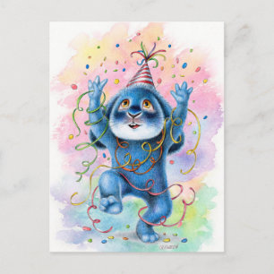 Cartão Postal Benny Blue - Cartão-postal de celebração
