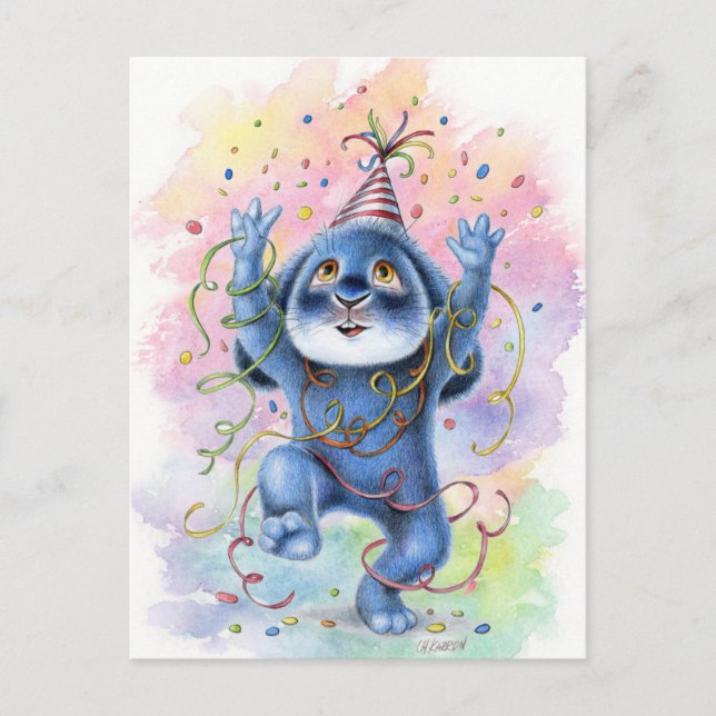 Cartão Postal Benny Blue - Cartão-postal de celebração (Frente)