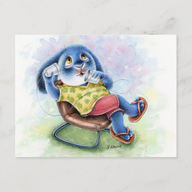 Cartão Postal Benny Blue - Fale o que você quer ouvir cartão-pos (Frente)