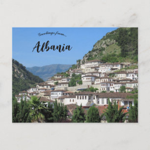 Cartão Postal Berat Cidade de Mil Janelas Albânia