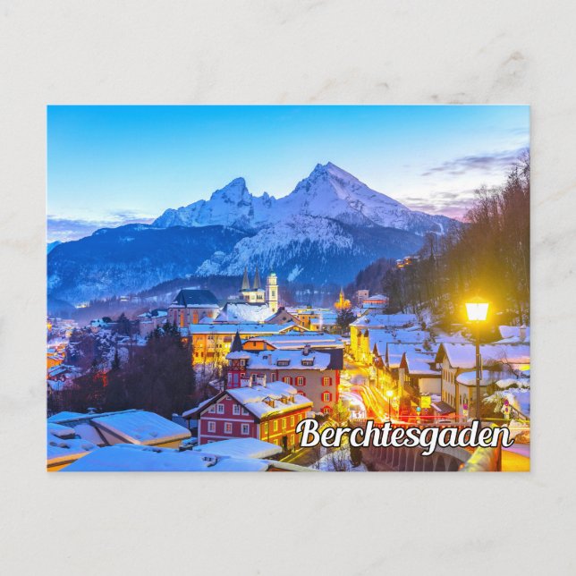 Cartão Postal Berchtesgaden, Alemanha (Frente)