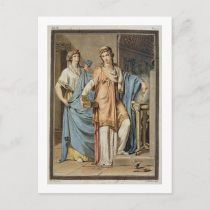 Cartão Postal Berenice, fantasia de "Berenice", por Jean Racine,