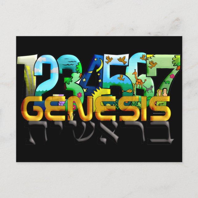 Cartão Postal Bereshit (Frente)