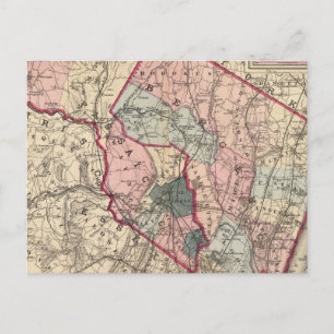 Cartão Postal Bergen, Cos Passaico, NJ