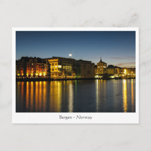 Cartão Postal Bergen Noruega